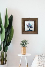 Wallity Artvessakaro39 Cuadro Decorativo de Cerámica Multicolor